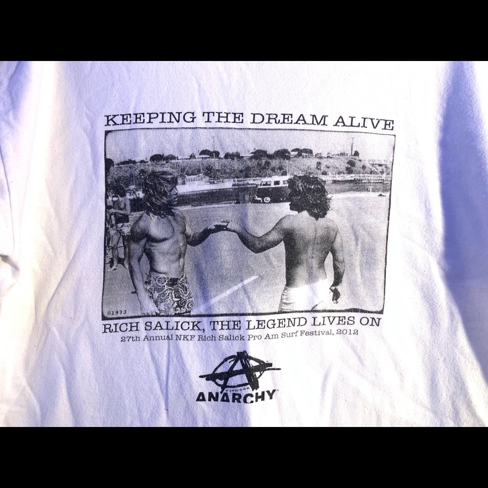Anarchy pro am surf competition t-shirt